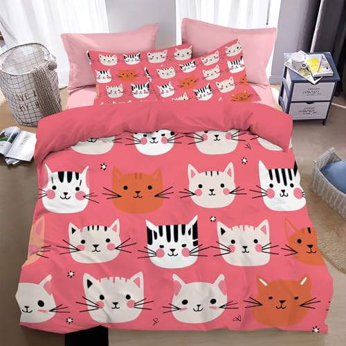 Housse de Couette 200x200 Facile à Entretenir avec Fermeture Éclair