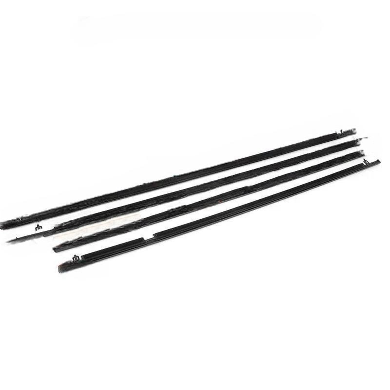 Snwdbh 2006-2011 4Pcs Car Window Glass Sealant Strip For Civic 2001-2019 Seal Moulding Trim Door Rubber Protection Belt Decoration Rainproof Exterior Belt(2006-2011)