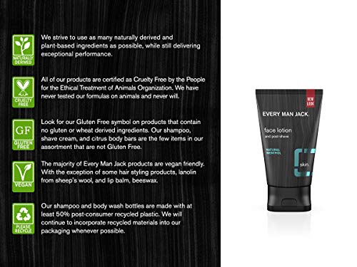 Every Man Jack Post Shave Face Lotion, Signature Mint, 4.2 Oz #TOP4