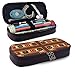 Produktbild 12 Olympians Leather Pencil Case Pouch Reißverschluss Pen Pencil Case Box Schulmaterial, Schreibwarenbox mit großer Kapazität
