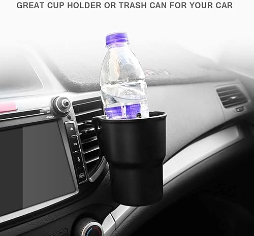 Miniatura 3 de Portavasos para automóvil, organizador de botellas de bebidas, contenedor de basura de plástico para llaves de teléfono celular, botellas de agua,