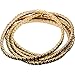 SWAROVSKI JET-CRYSTAL-ROSE-GOLD-LIGHTNING-STRETCH-BRACELET 5107161