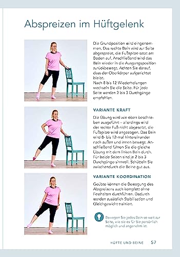 Gymnastik für Senioren – Sanfte Übungen im Sitzen und Stehen für mehr Beweglichkeit, Gleichgewicht und Lebensfreude im Alter | Training zur ... Stretching, Fitness für Senioren, Band 2)