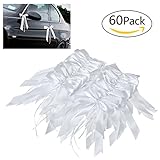 antennenschleifen hochzeit vintage Delicate Silk Band Schleifen Bowknots, ideal für Autoschmuck, Hochzeitsdeko, Weihnachtsdekoration usw. Ideal für Hochzeit, Schmuck, Geschenke, Party, Geburtstag und viele weitere Anwendungsmöglichkeiten.