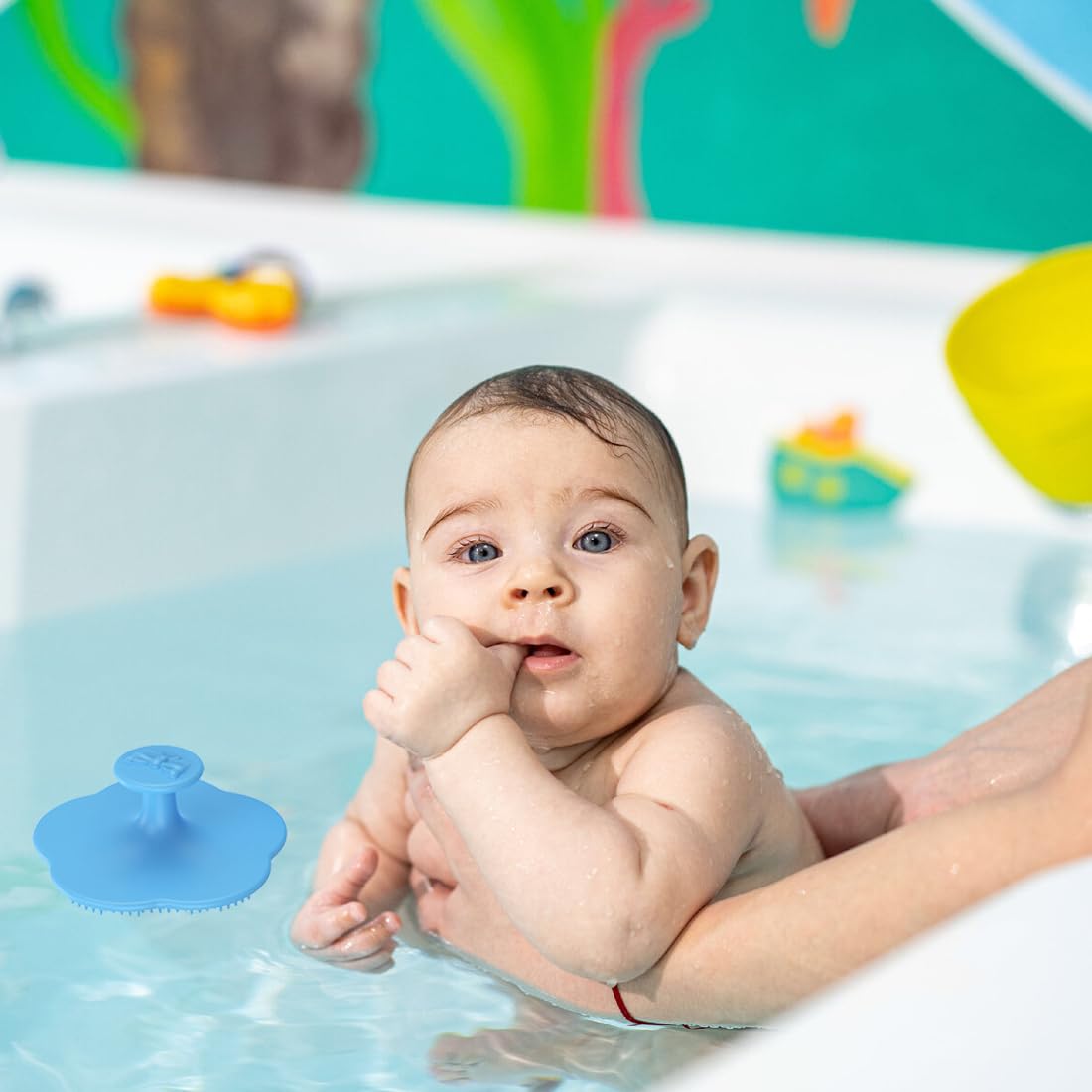 SGERUFZ 2 pezzi pettine per rimuovere crosta lattea del bambino, morbido in silicone, spazzola e pettine per bambino, spazzola shampoo + pettine per la tua ragazza