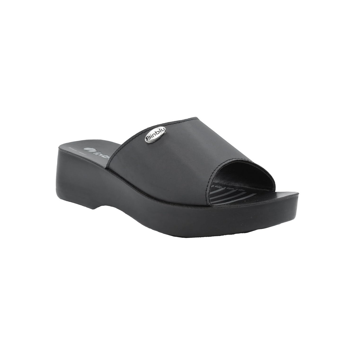 inblu Stylish Fashion Sandal/Slipper for Women | Comfortable | Lightweight | Anti Skid | Casual Office Footwear (MR07_BLACK_2) (B0C7L3ZG1T) Amazon Price History, Amazon Price Tracker