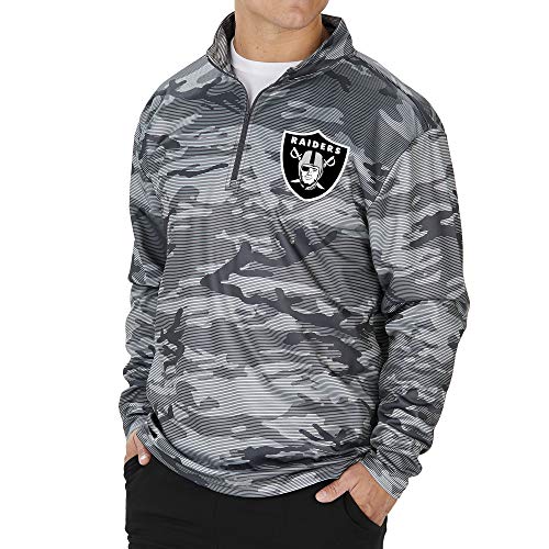 Image of Zubaz NFL Men's Lines Poly Fleece Jacket