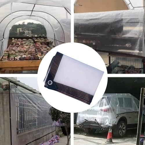Toldo impermeable transparente para aislar invernaderos 5