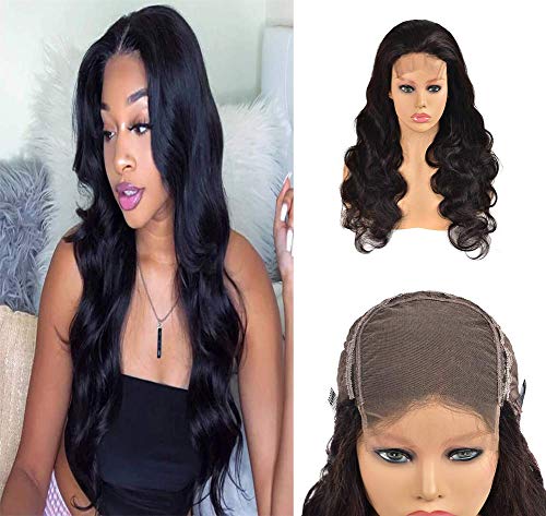 KAFEIER 5X5 Closure Wigs Human Hair Body Wave Brazilian Remy Virgin Hair Real Human Hair 130% Density Natural Hairlline With Baby Hair For Women Short 10 inch