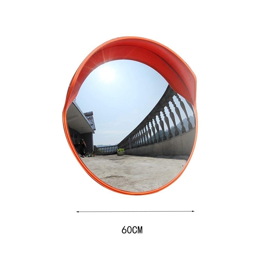 Specchio per punto cieco Specchio da garage stradale da 60 cm, per la sicurezza stradale e la sicurezza del negozio Specchio di sicurezza convesso Specchio da traffico multifunzione/60 cm (60Cm)