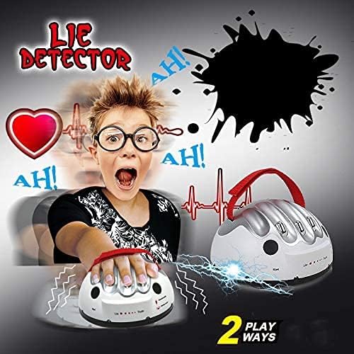 Miniatura 7 de Kayswang Shock Roulette Game Electric Shock Reaction Toy Reaction Testers Shock Game Console Funny Shot Roulette Game Novel Interesting Polygraph