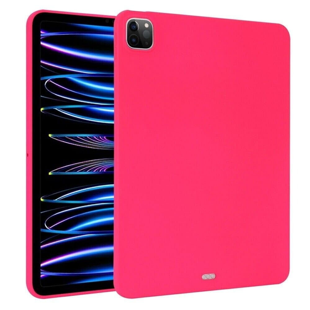 Coque antichoc iPad Air 11 M4 2026 silicone souple rose