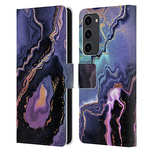 Housse portefeuille Galaxy S23+ motif marbre pour vos sorties et réunions professionnelles