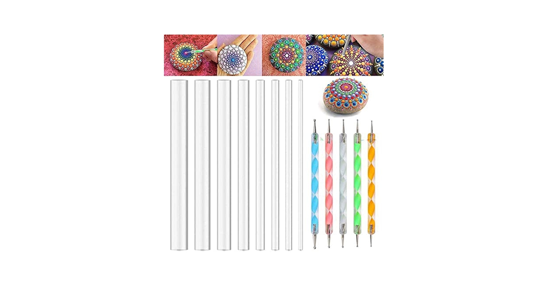 Amazon.co.jp: ドット絵道具 13本セット マンダラドットツール