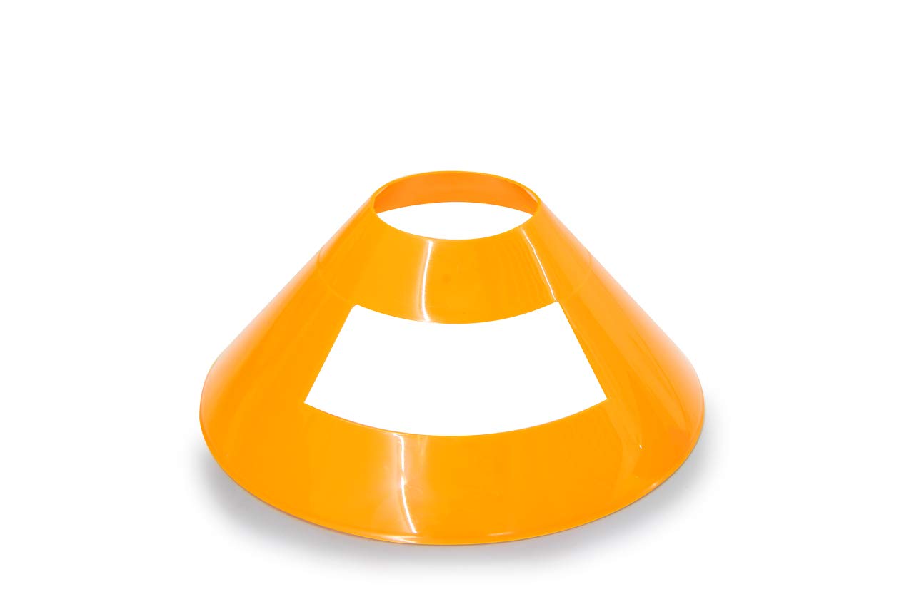 JAMARA Traffic 460524 Marking Plate, Orange, VE4 Stackable, Versatile, Made of Durable Plastic, Easy to Carry, Space-Saving Storage - Image 4