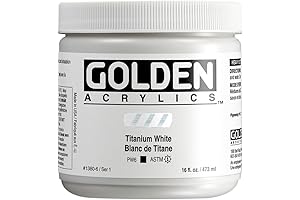 GOLDEN Heavy Body Acrylic Paint, Titanium White