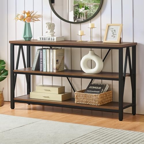 HOMISSUE Entryway Console Table, Rustic Couch Wide Storage,