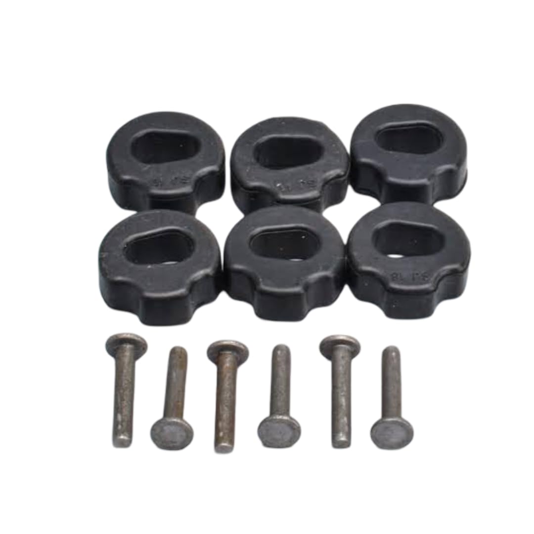 bhagya enterprises clutch rubber kit compatible with yamaha fz, replacement clutch damper set with bolts