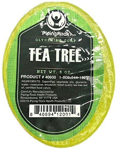 Piping Rock Tea Tree Oil Glycerine Soap 5 oz (142 g) Bar