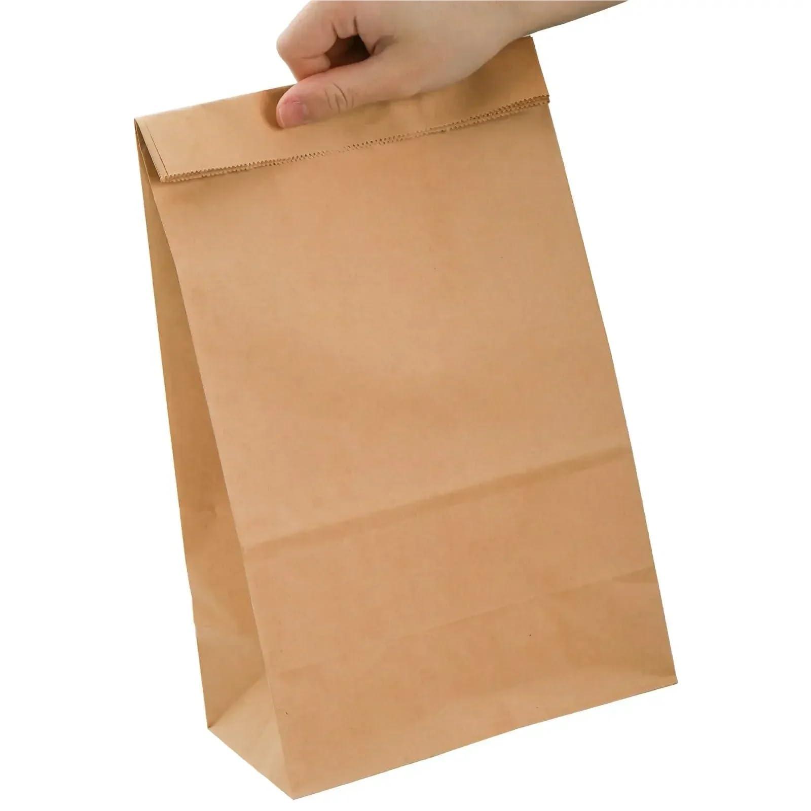 Lot de 100 sachets en papier kraft for mariage, bonbons, emballage cadeau à emporter(Color 1,15.5 x 10 x 30CM)