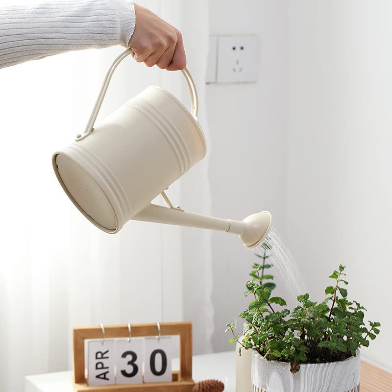 Arrosoir Arrosoir à Long Bec, Outils Pratiques de Jardinage for Fleurs, arroseur for Plantes pour Usage Domestique(1pcs 2L Beige)