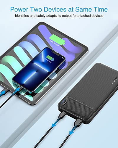Asperx Portable Charger, Pd 22.5W 10000Mah Usb C Power Bank Fast Charging, Daul Output Portable Phone Charger Battery Pack Charger Portable For Iphone 14/13/12/11, Samsung S21/22 Google Ipad And More #TOP4