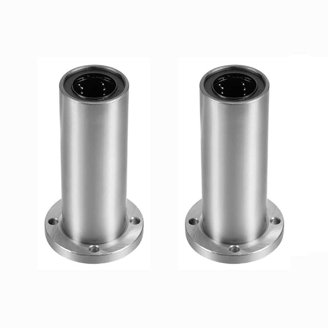 Linearkugellager LM16LUU 16mm extra lange Flanschbuchse doppelt abgedichtet für 16mm Welle 4er-Pack
