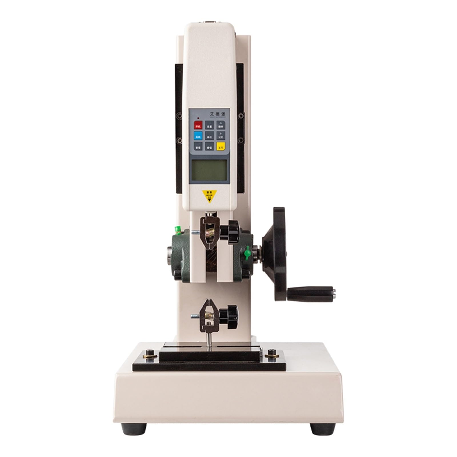 Dynamometer, 1000N Push-Pull Dynamometer Test Bench Spiral Stand Force Measuring Machine Fe