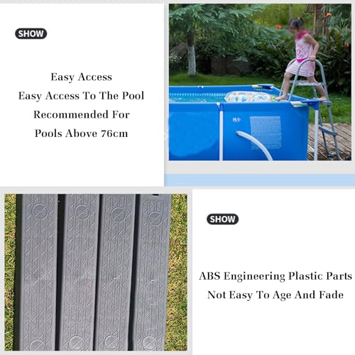 Escalera Retráctil para Piscina Acero Inoxidable 250kg miniatura 3