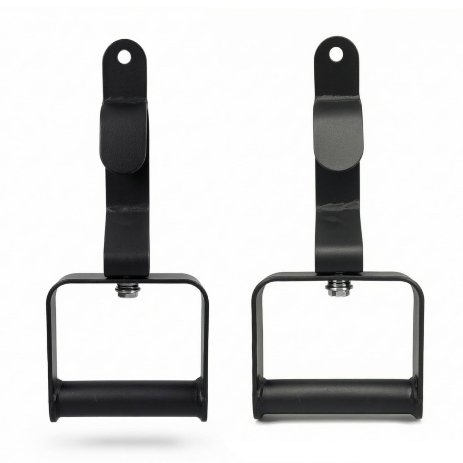 Qianly Maniglie in Metallo Ergonomica Impugnature Antiscivolo Attrezzatura per Powerlifting