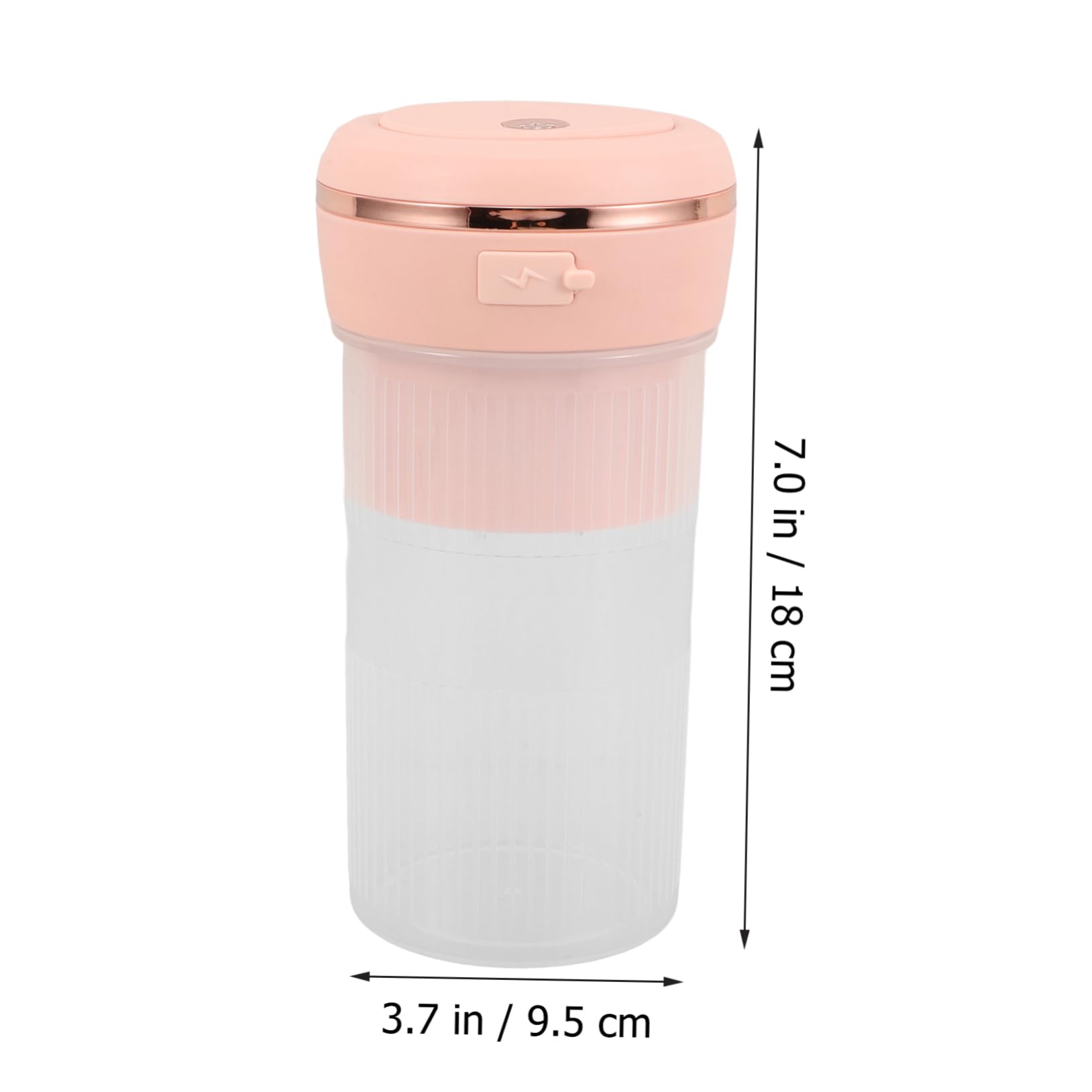 GRIRIW Rechargeable Electric Juicer Cup Portable Citrus Fruit Juicer for Kitchens Travel Automatic Juice Blender Easy Maintenance