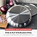 GreenPan x Bobby Flay Stainless Steel 12” Frying Pan Skillet with Glass Lid, Professional Grade Tri Ply, PFAS-Free Ceramic Nonstick, Induction Suitable, Dishwasher & Oven Safe, Stay Cool Handle