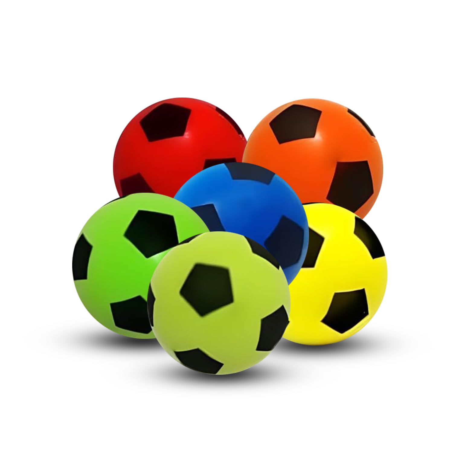 YSAMAX Soft Foam Sponge Ball, Stress Relief And Relaxation, Soft Texture Ensures Safety, Perfect For A Variety Of Training Exercises And Physical Activities, Random Colours, (6 PCS)