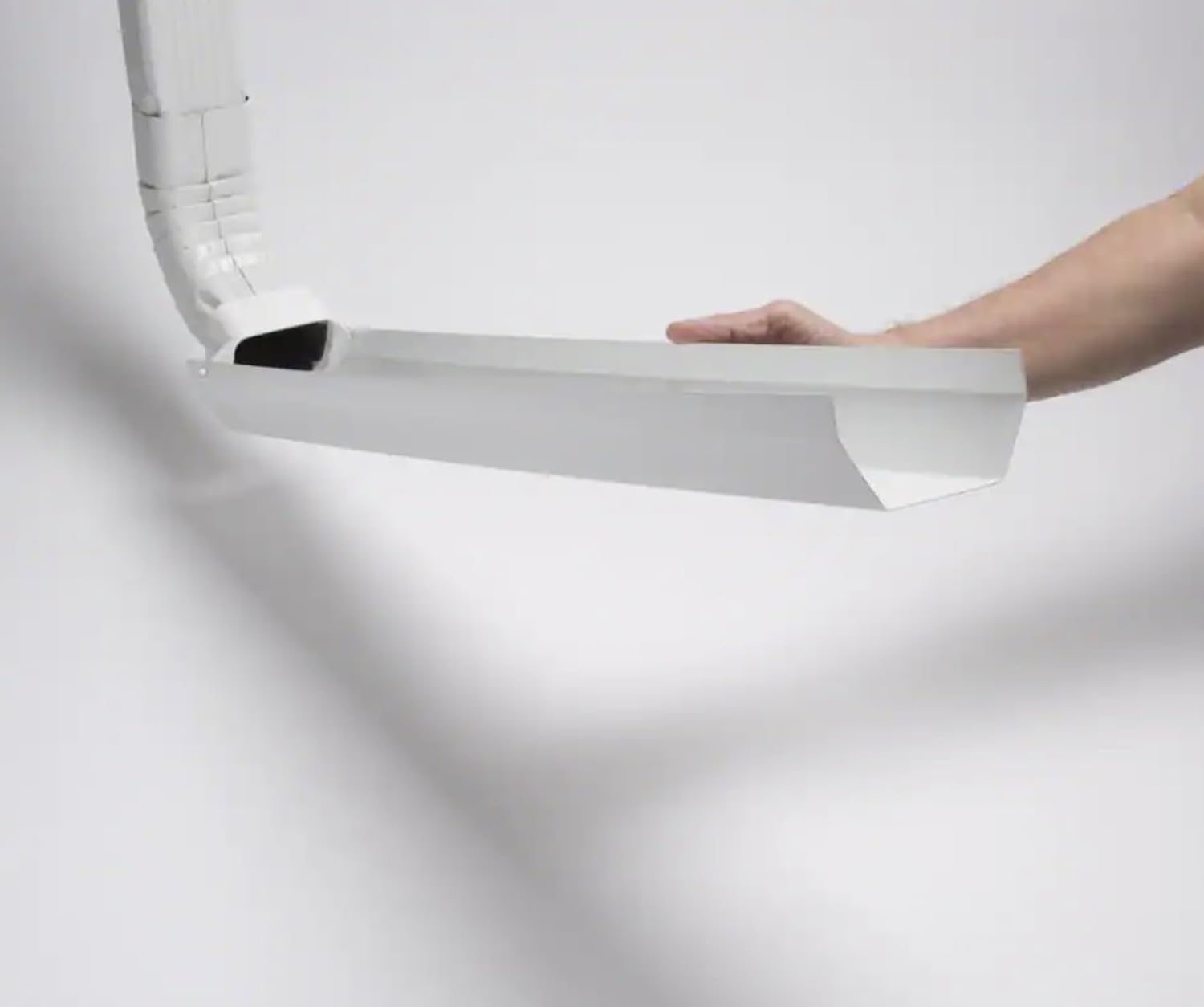Frost King GWS3W Tilt N' Drain Downspout Extender, 3'. Long, Extends to 6', White, Pack of 5