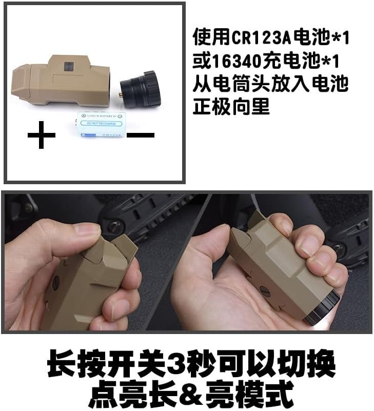 WADSN Tactical Hanging Strong Light Flashlight Outdoor Explosion Mini Light Portable Lighting Small APL Flashlight 20MM