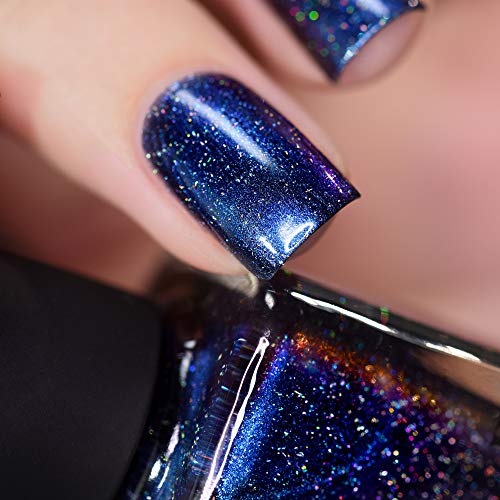 Image of ILNP Unfazed - Blue, Purple Duochrome Holographic Nail Polish