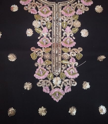 Image of FFION - Girls Salwar Suit with Dupatta Set - Elegant Embroidery Work Traditional Ethnic Wear I Festive Party Dress I Birthday Dress for Girls