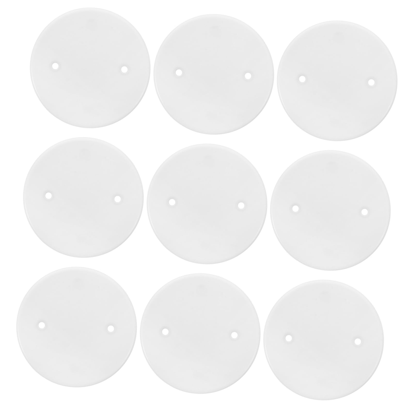 ORFOFE 60 Pcs Wire Round Cover Wall Wall Plate Electrical Panel Access Panel for Drywall Plate Cover Home Socket Cover Outdoor Light Fixtures for House Plug Covers Switch Pp White