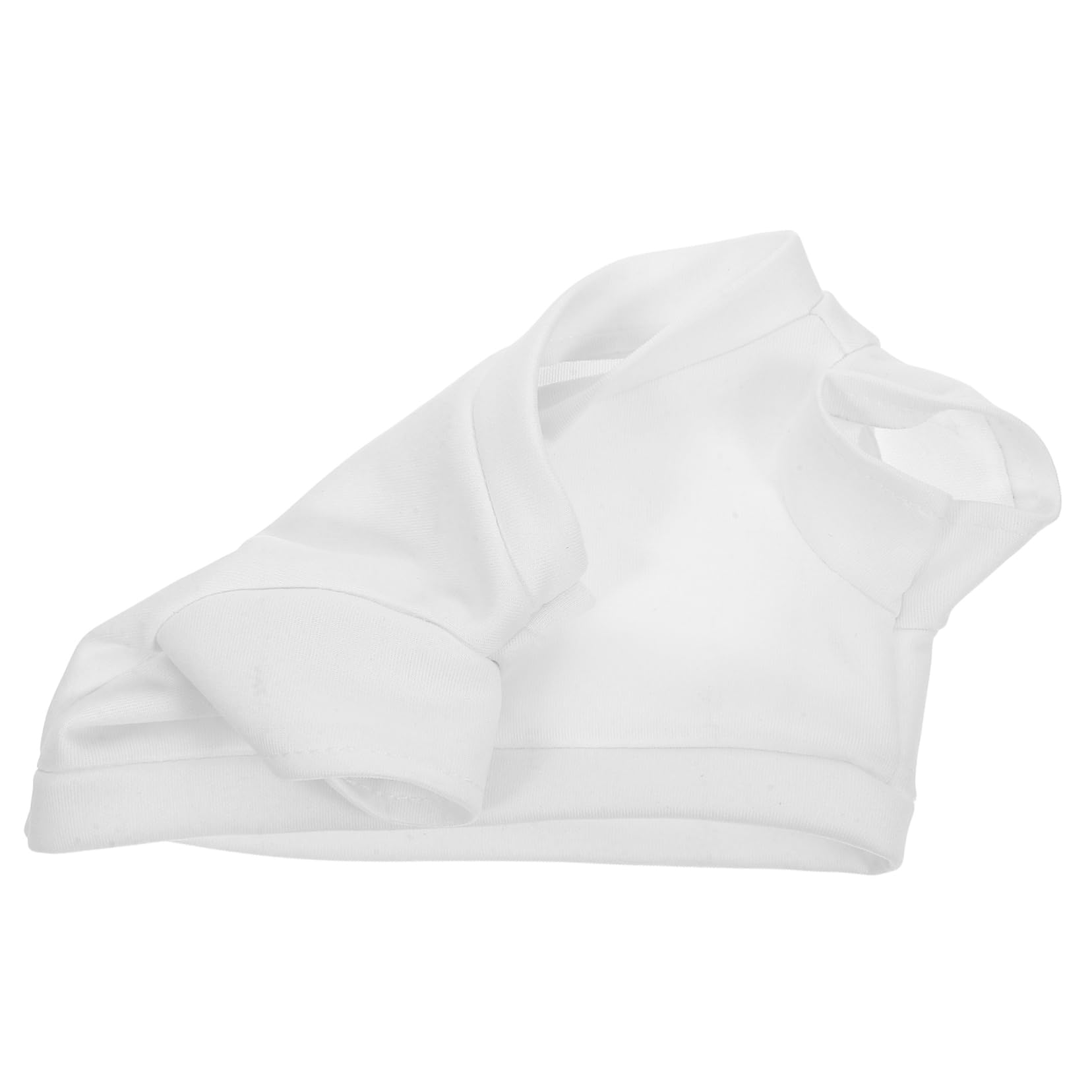 BESTonZON Stuffed Animal Outfits Sublimation Bear T-Shirt Plush Toy Bear Clothing DIY Dolls Stuffed Animal Accessories Set White