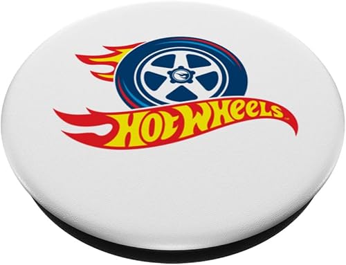 Miniatura 2 de Hot Wheels - PopSockets PopGrip intercambiables con logotipo de neumático flameante