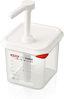 Distributeur de sauce Araven 1/6 Transparent 2,6 L Passe au lave-vaisselle avec bouton poussoir