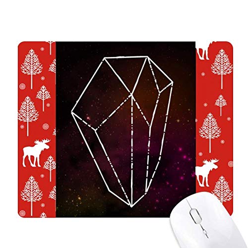 Souris en cristal forêt de Noël : une œuvre d'art fantastique unique