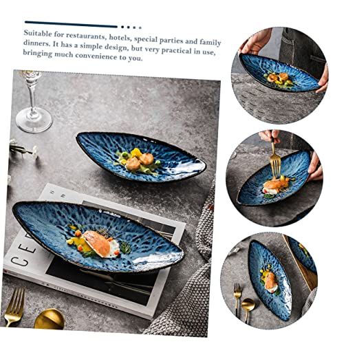 Plato japonés decorativo de cerámica para sushi miniatura 7
