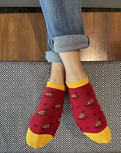 Image of Mint & Oak Low Cut Ankle Women Socks, Christmas Gift Quirky Socks For Friends, Cute Funky Socks, Christmas Secret Santa Gifts For Women