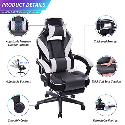 Reviews for KILLABEE Massage Gaming Chair Racing Computer Desk Office