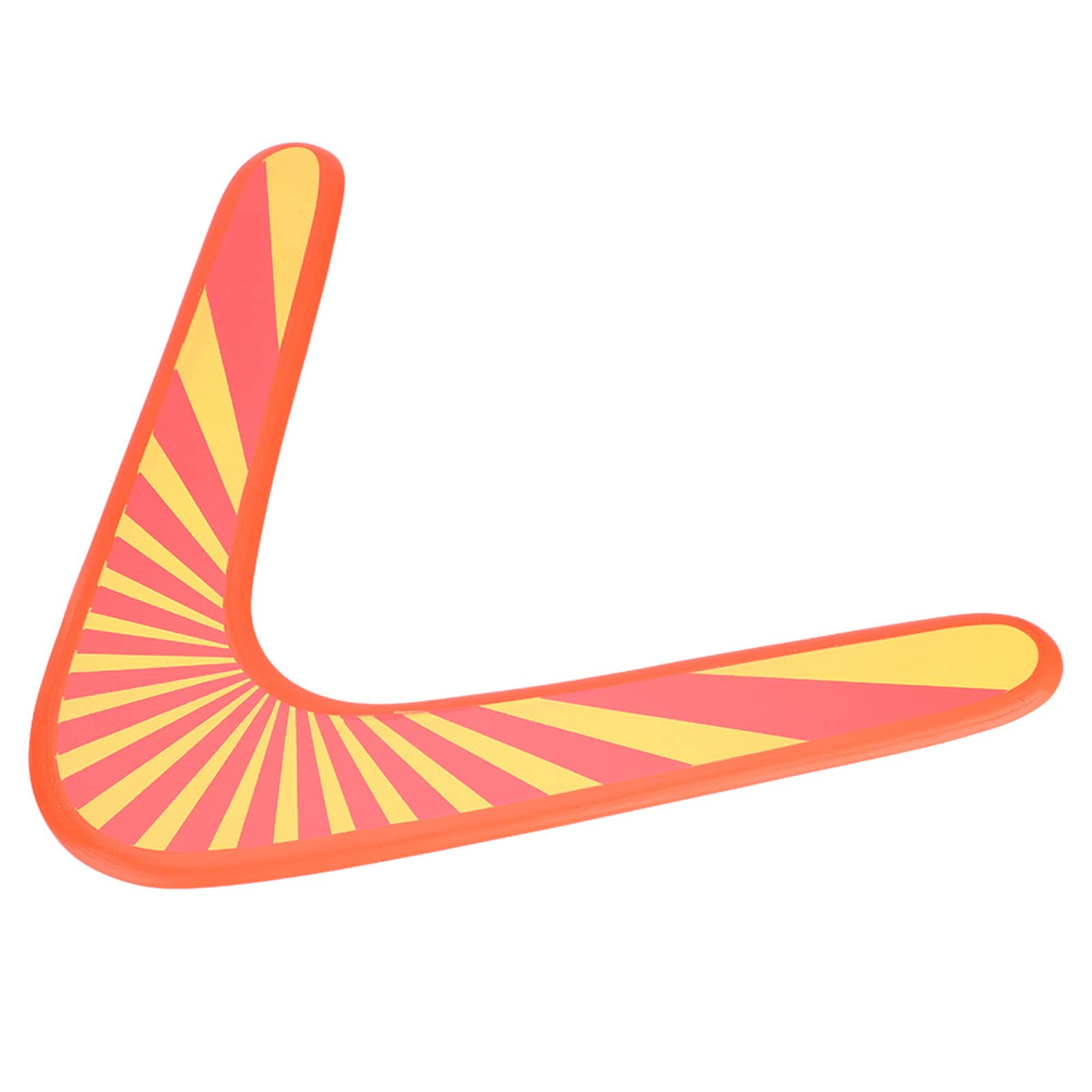 Luqeeg V Shaped Boomerang, Orange, Wooden, Suitable for All Ages, Outdoor Games & Sports, Professional, Returning