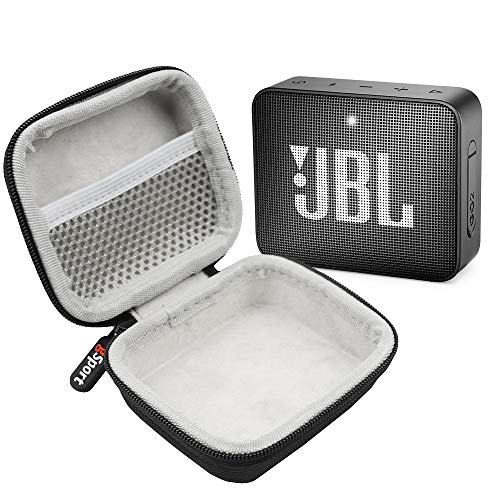 JBL GO 2 IPX7 Waterproof Ultra Portable Bluetooth Speaker Bundle with gSport Deluxe Hardshell Case (Black)