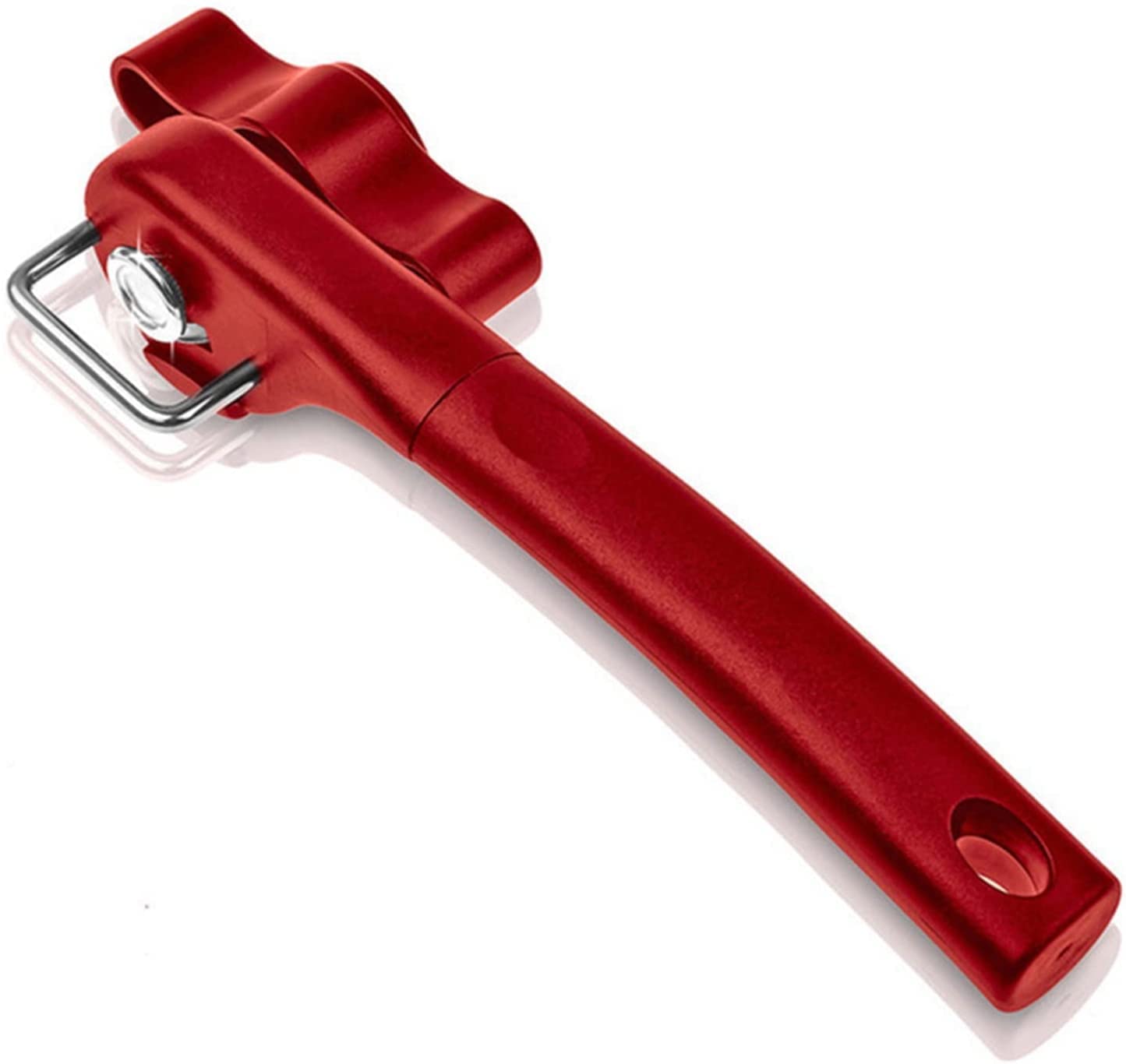 Otwieracz do puszek Otwieracz do puszek Wielofunkcyjny otwieracz ze stali nierdzewnej Safety Side Cut Ręczny ręczny otwieracz do wina (kolor: czarny) (czerwony)
