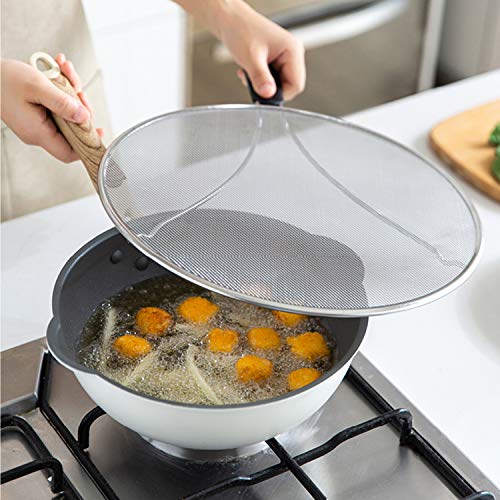 Paraspruzzi in Acciaio inox per Padelle, Acciaio