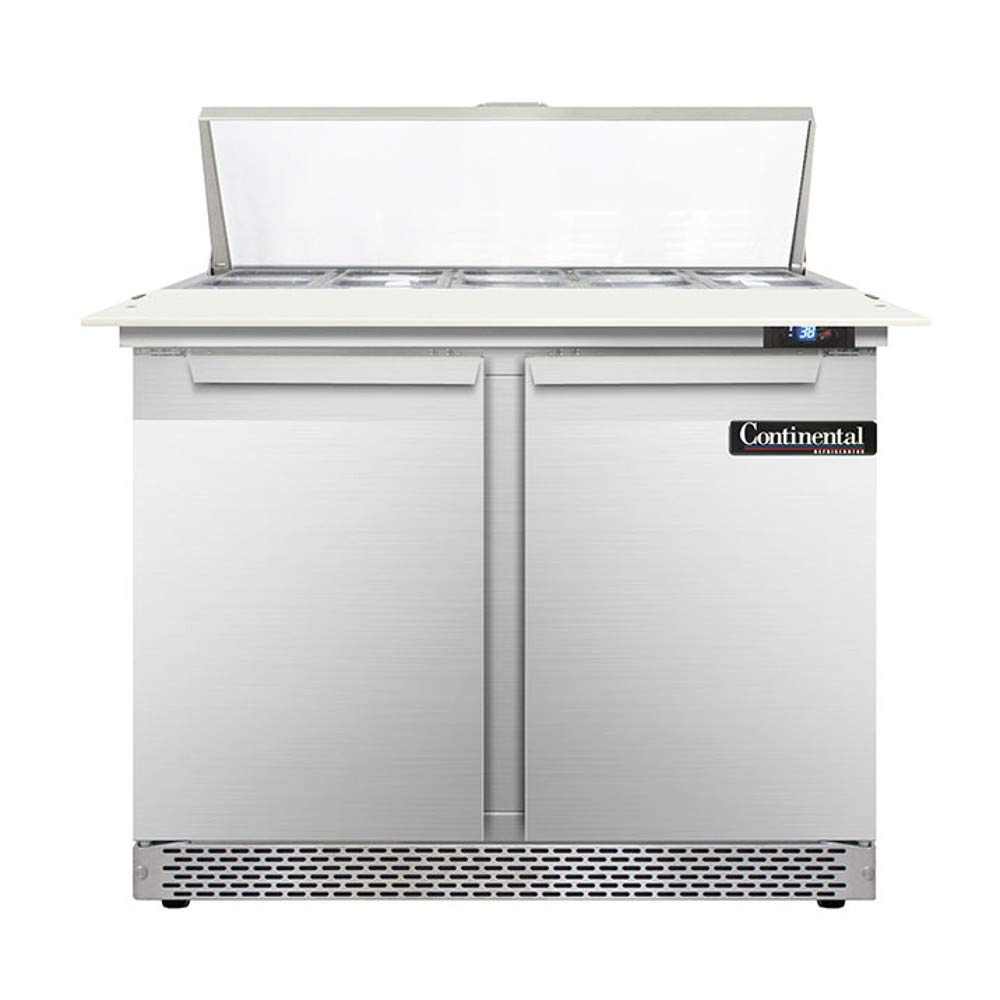 DL36-10C-FB Designer Line Sandwich Unit by Continental Refrigerator – Commercial Grade